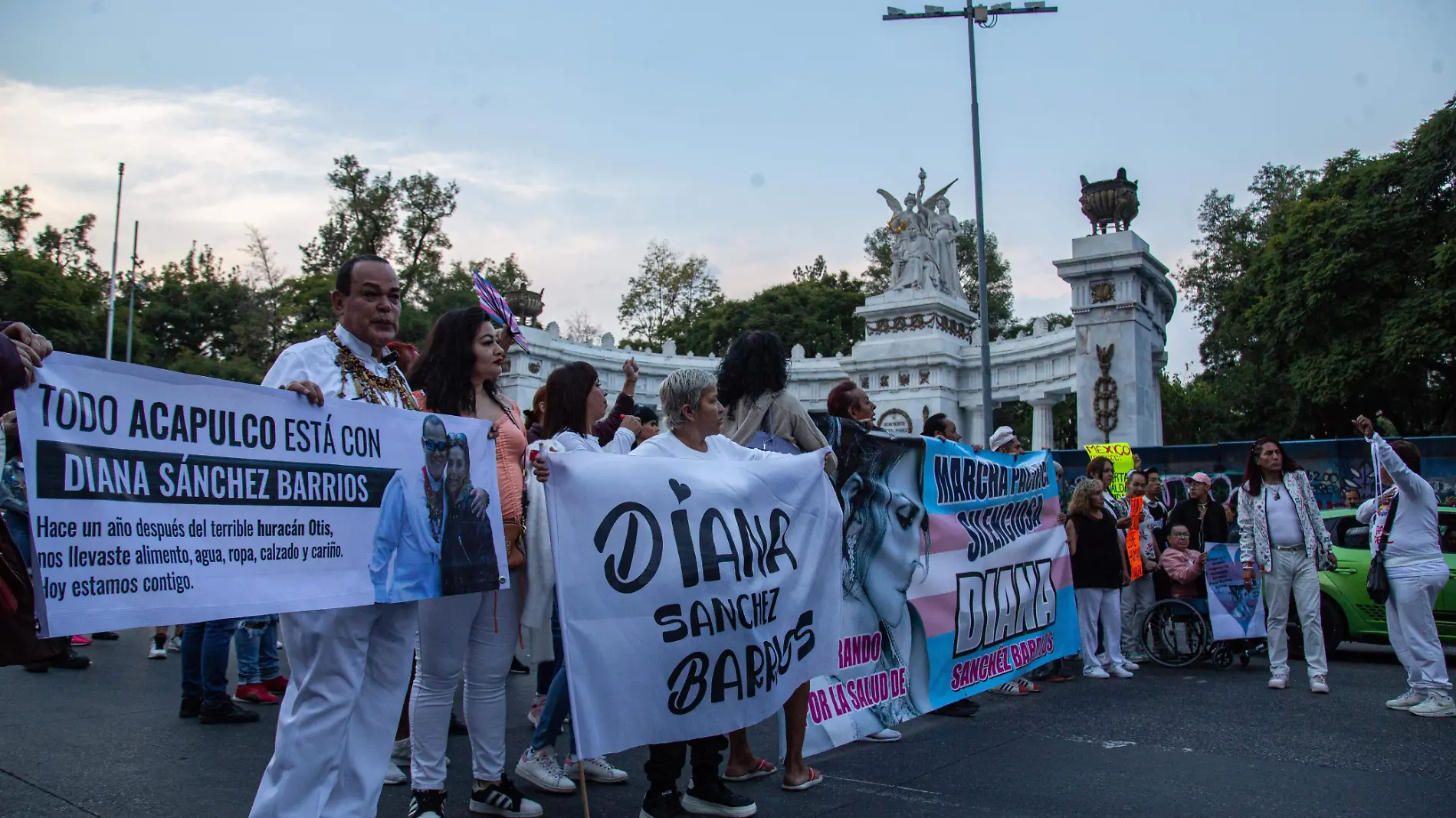 En imágenes, comerciantes y comunidad trans marcharon en apoyo a Diana Sánchez Barrios  